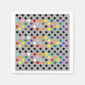 Rainboogharten Servet (Voorkant)