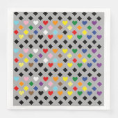 Rainboogharten Servet (Voorkant)