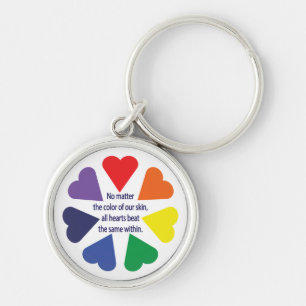Rainboogharten Sleutelhanger