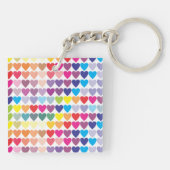 Rainboogharten Sleutelhanger (Achterkant)