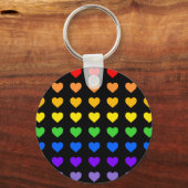 Rainboogharten Sleutelhanger (Voorkant)