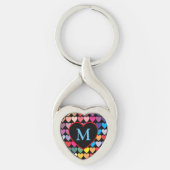 Rainboogharten Sleutelhanger (Voorkant)
