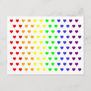Rainboogharten sparen het Briefkaart Datum