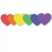 Rainboogharten Sticker (Voorkant)