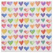 Rainboogharten Stof (Swatch)