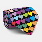 Rainboogharten Stropdas (Opgerold)