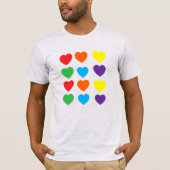 Rainboogharten T-shirt (Voorkant)