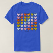 Rainboogharten T-shirt (Design voorkant)