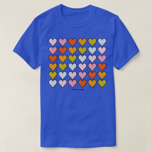 Rainboogharten T-shirt (Design voorkant)