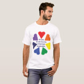 Rainboogharten T-shirt (Voorkant volledig)