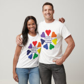 Rainboogharten T-shirt (Unisex)