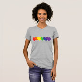 Rainboogharten T-shirt (Voorkant volledig)