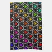 Rainboogharten Theedoek (Verticaal)