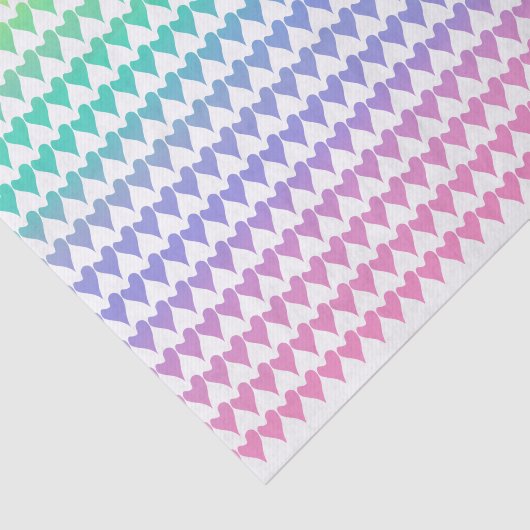 Rainboogharten Tissuepapier (Detail)