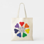 Rainboogharten Tote Bag (Achterkant)