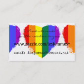 Rainboogharten Visitekaartje (Achterkant)