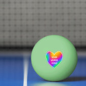 Rainbooghartgloed in de donkerpingbal pingpongbal (Net)