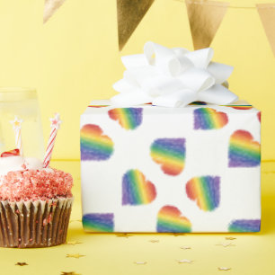 Rainbooghartkaleidescoop voor verpakkingspapier cadeaupapier