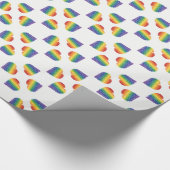 Rainbooghartkaleidescoop voor verpakkingspapier cadeaupapier (Hoek)