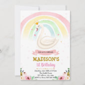 rainbooghartzwaluw partijuitnodiging kaart (Voorkant)
