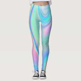 Rainboogholografisch Abstract Leggings