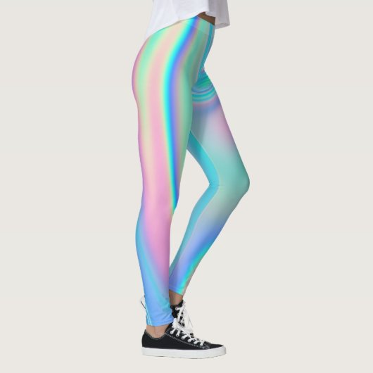 Rainboogholografisch Abstract Leggings (Rechts)