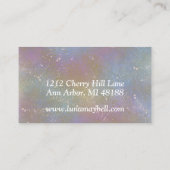 Rainboogholografisch Visitekaartje (Achterkant)