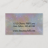 Rainboogholografisch Visitekaartje (Achterkant)