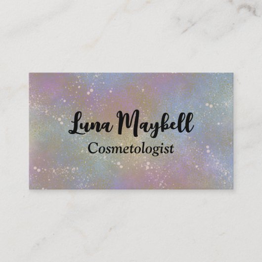 Rainboogholografisch Visitekaartje (Voorkant)