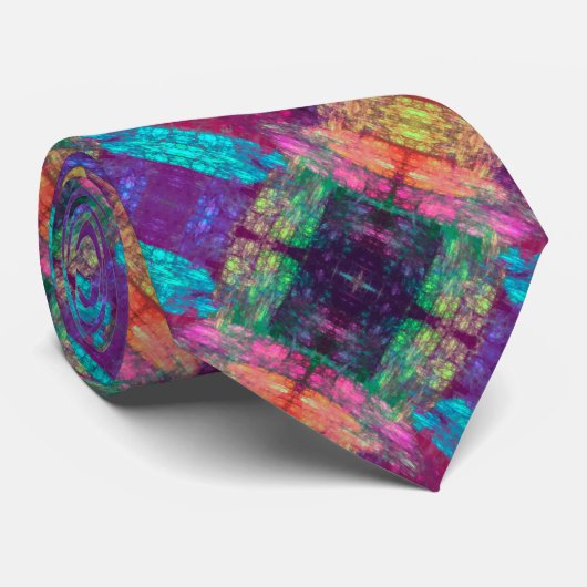 Rainboogindruk Stropdas (Opgerold)