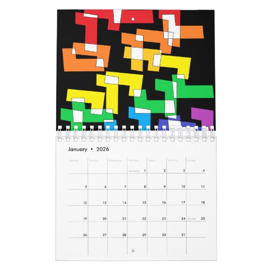 Rainboogkalender Kalender (Jan 2026)