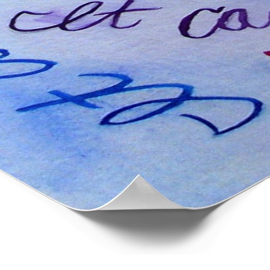 Rainboogkanker Harde Poster Kunstschilfering Afdru (Hoek)