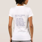 Rainboogkanker Hart en kanker kunnen geen Shirt do (Achterkant)