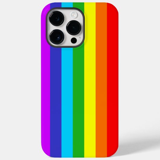 Rainboogkleur Vloeibaar Silicone iPhone-draagtas Case-Mate iPhone Case (Achterkant)