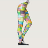 Rainboogkleurbakkerpatroon Leggings (Rechts)