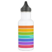 Rainboogkleuren, aangepast waterfles  (Links)