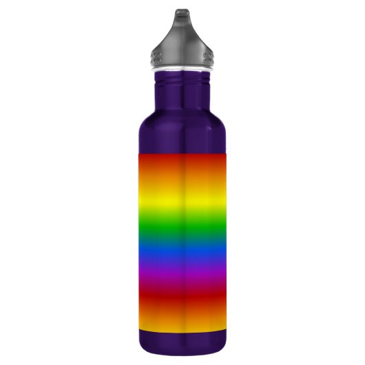 Rainboogkleuren, aangepast waterfles  (Rechts)