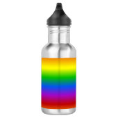 Rainboogkleuren, aangepast waterfles  (Rechts)