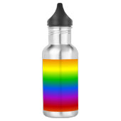 Rainboogkleuren, aangepast waterfles  (Links)