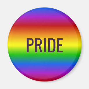 Rainboogkleuren, aangepaste tekstmagneet magneet