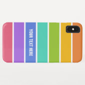 Rainboogkleuren, aangepaste teksttelefoongevallen Case-Mate iPhone case (Achterkant (horizontaal))