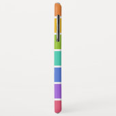 Rainboogkleuren, aangepaste teksttelefoongevallen Case-Mate iPhone case (Achterkant/links)