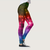 Rainboogkleuren - Abstract boomontwerp Leggings (Rechts)