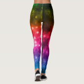 Rainboogkleuren - Abstract boomontwerp Leggings (Achterkant)