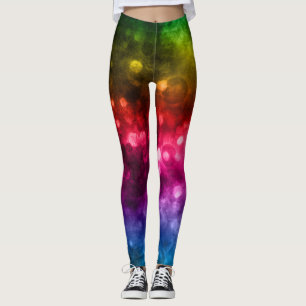 Rainboogkleuren - Abstract boomontwerp Leggings