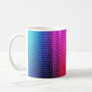 Rainboogkleuren abstracte achtergrond. Gradient.ab Koffiemok