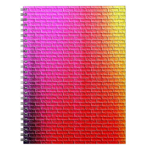 Rainboogkleuren abstracte achtergrond. Gradient.ab Notitieboek