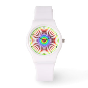Rainboogkleuren Bekijk de cirkels - Uw kleur Horloge