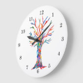 Rainboogkleuren - Boom van levensgrote klok (Hoek)