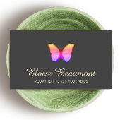 Rainboogkleuren Butterfly Natuur Visitekaartje